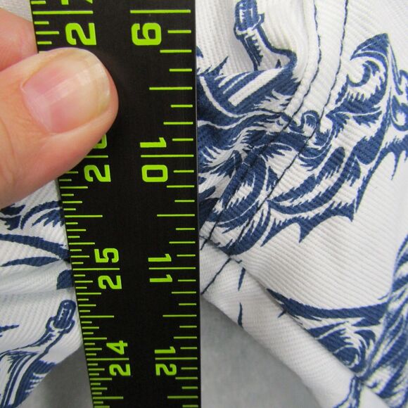 Turbokolor Men's Artistic Shorts Abstract Wave Fish Pattern Cotton Poland Sz 32 - Picture 7 of 12